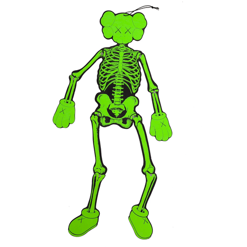 KAWS SKELETON Green streetwear accessories hypebeast style