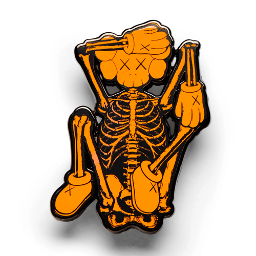 KAWS SKELETON Pin streetwear style collab where to buy