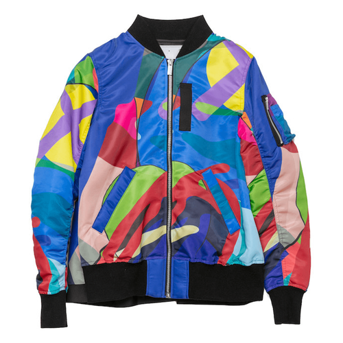 Kaws x Sacai Bomber Jacket brand collab where to buy streetwear info