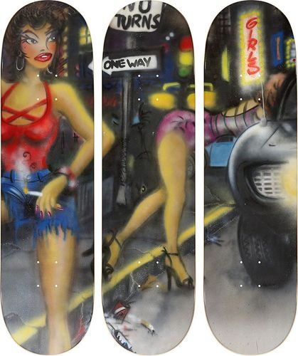 Lady Pink : Supreme Skateboard
