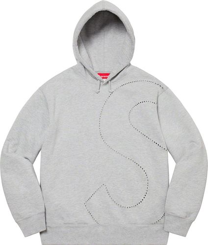 Laser Cut S Logo Hooded Sweatshirt
