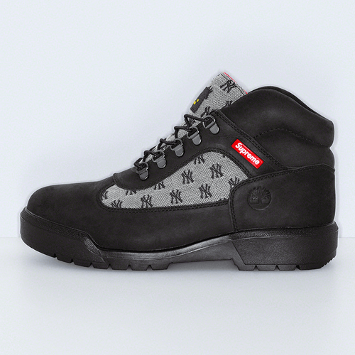 Supreme / Timberland / New York Yankees Field Boot Black streetwear style collab news