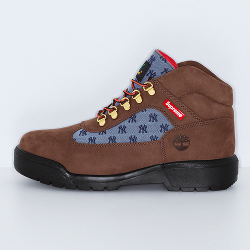 Supreme / Timberland / New York Yankees Field Boot Brown streetwear style collab news