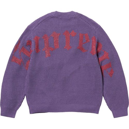 OLD ENGLISH PRINTED SWEATER