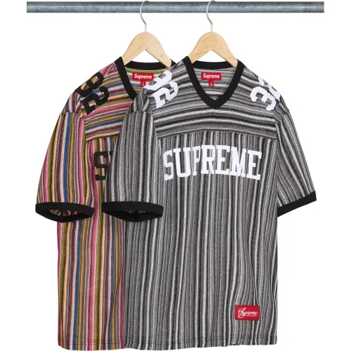 OPEN KNIT FOOTBALL TOP