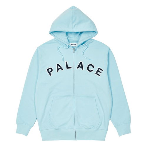Palace FELT LETTERS ZIP HOOD streetwear style fashion