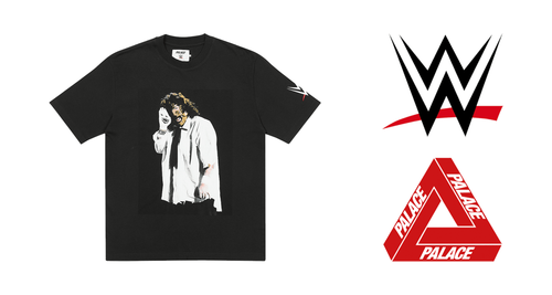 Palace WWE Mick Foley Mr Socko Sock Puppet collab capsule collection tee T-shirt Summer 2023 header