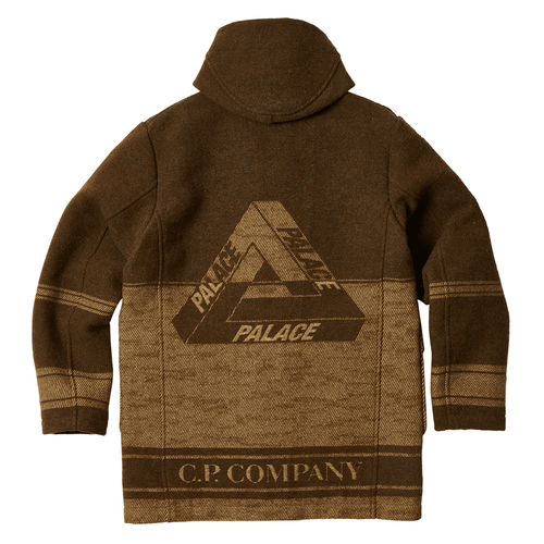 Palace x CP Company Duffle Coat streetwear style collab news jacket