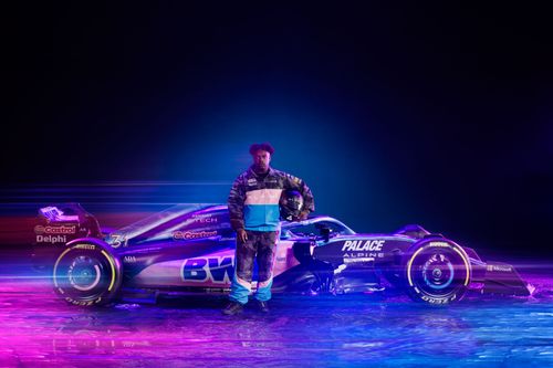 Palace x kappa x alpine formula 1 racing collaboration November 2023