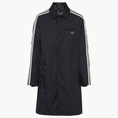 Prada x Adidas Re-Nylon Long Jacket streetwear style collab news info