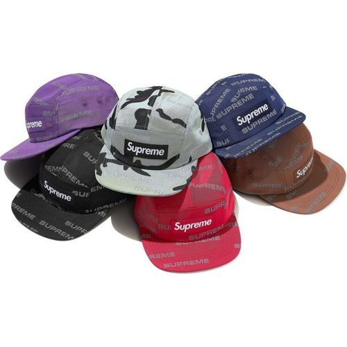 Reflective Jacquard Camp Cap