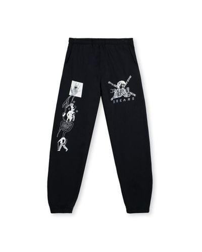 SS21 Drop1 braindead dreams sweatpant black front