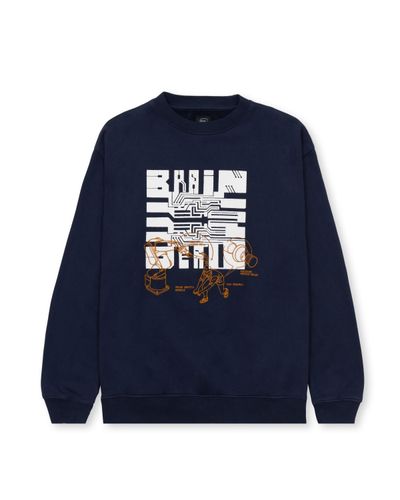 SS21 Drop1 tutorials crewneck navy front optimized