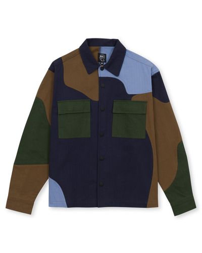 SS21 drop1 patchwork militaryshirt jacket front optimized
