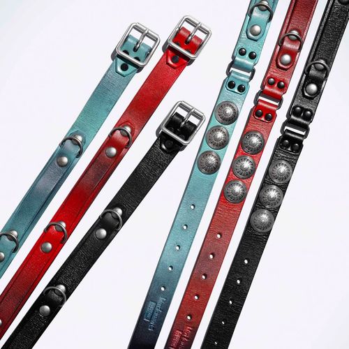 SUPREME x BLACKMEANS CONCHO LEATHER BELT