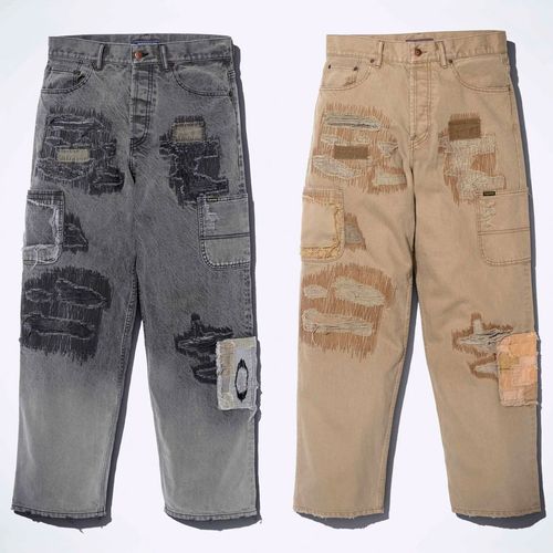 SUPREME x BLACKMEANS® MENDED LOOSE FIT JEAN