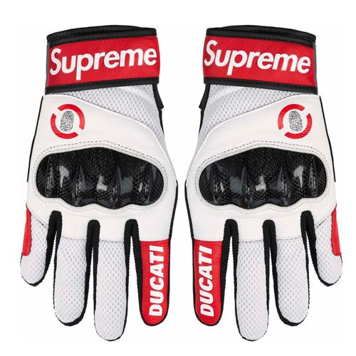 SUPREME x DUCATI C1 Leather Gloves