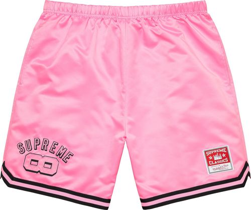 SUPREME x MITCHELL & NESS® SATIN BASKETBALL SHORT