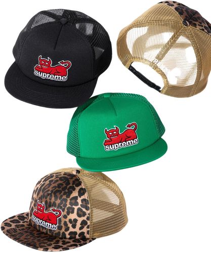 SUPREME x TOY MACHINE MESH BACK 5-PANEL