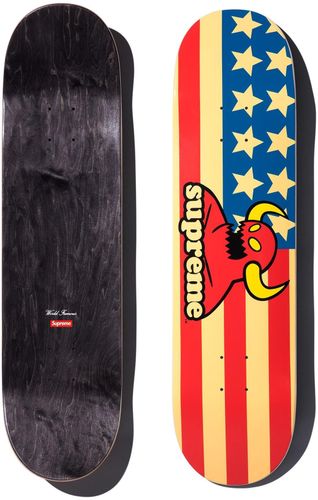 SUPREME x TOY MACHINE SKATEBOARD