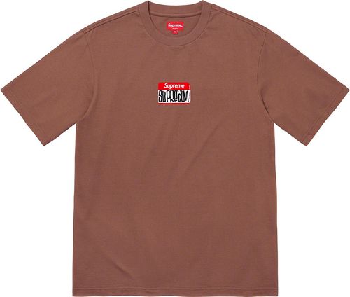 Supreme FW21 Gonz Nametag S/S Top