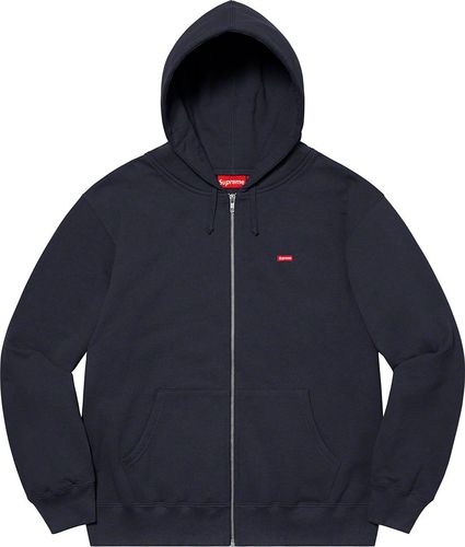 Small Box Zip Up Hooded Sweatshirt
