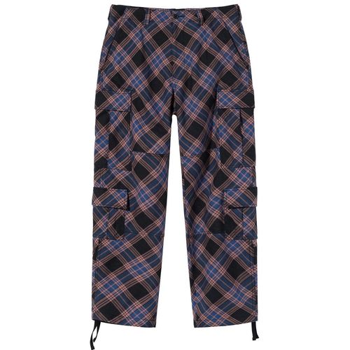 Stussy BIAS PLAID SURPLUS CARGO PANT