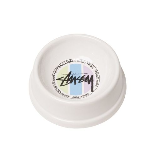 Stussy CERAMIC STOCK DOT PET BOWL