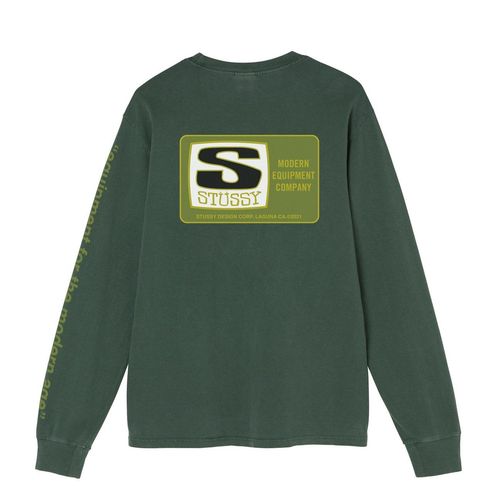 Stussy EQUIPMENT COMPANY PIGMENT DYED LS