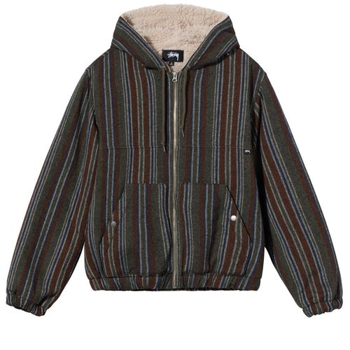 Stussy WOOL STRIPE WORK JACKET
