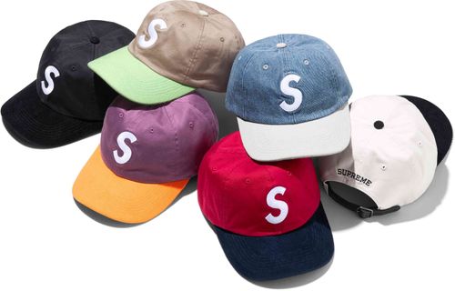 Supreme 2-TONE S LOGO 6-PANEL