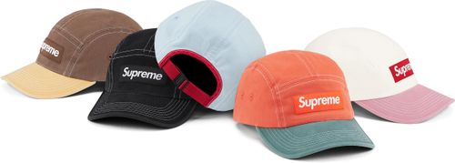 Supreme 2 Tone Twill Camp Cap streetwear style