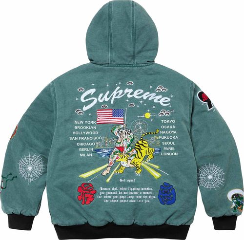 Supreme AOI HOODED WORK JACKET