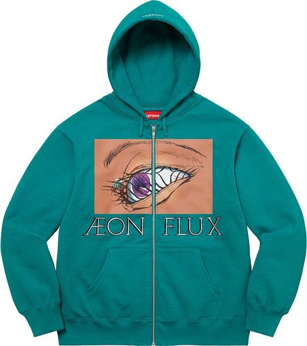 Supreme Aeon Flux Zip Up Hooded Sweatshirt streetwear style fashion