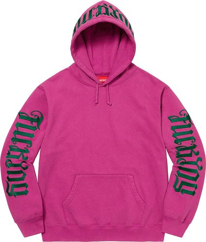 Supreme Ambigram Hooded Sweatshirt streetwear fashion