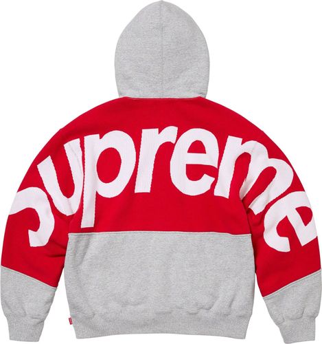 Supreme BIG LOGO JACQUARD HOODED SWEATSHIRT
