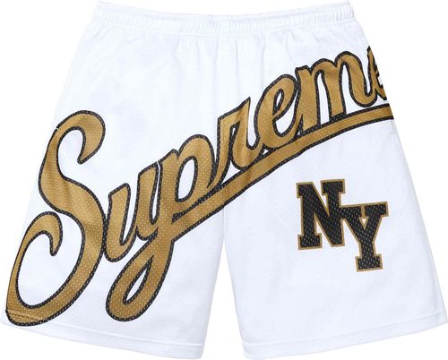 Supreme BIG SCRIPT MESH SHORT