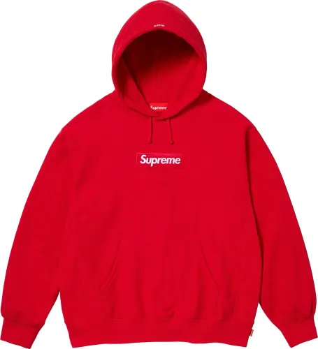 Supreme BOX LOGO HOODED SWEATSHIRT FW23 Red
