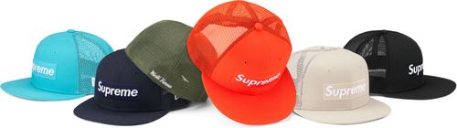 Supreme BOX LOGO MESH BACK NEW ERA streetwear fashion