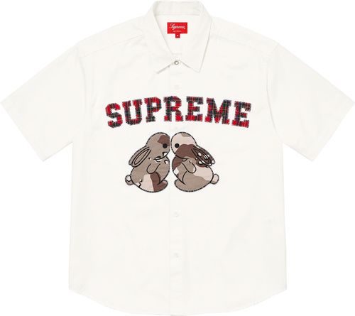 Supreme BUNNIES S:S WORK SHIRT streetwear fashion news