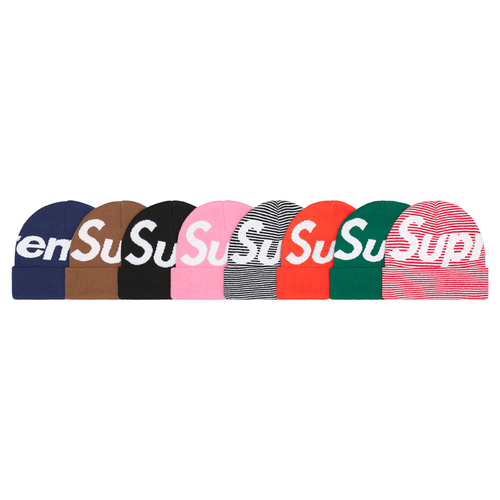 Supreme Big Logo Beanie