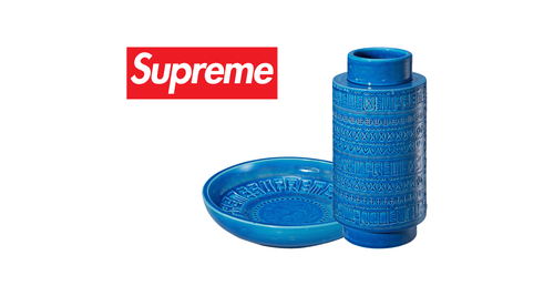 Supreme Bitossi Rimini Blue vase bowl accessories week 16 droplist retails ss23 2023 collection header