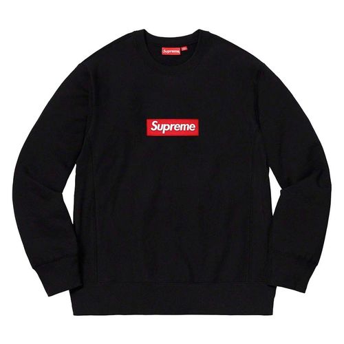 Supreme Box Box Crewneck FW22 Black streetwear style fashion news
