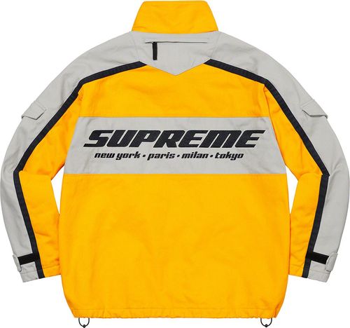Supreme Brushed Twill Zip Jacket