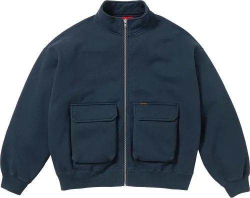 Supreme CARGO POCKET ZIP UP SWEATSHIRT