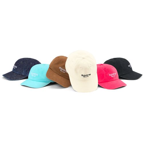 Supreme CLASSIC LOGO 6-PANEL hat streetwear style fashion