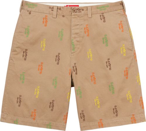 Supreme CLASSIC LOGO CHINO SHORT streetwear fashion news