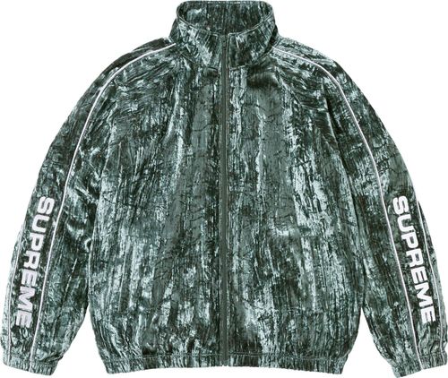Supreme CRUSHED VELVET TRACK JACKET