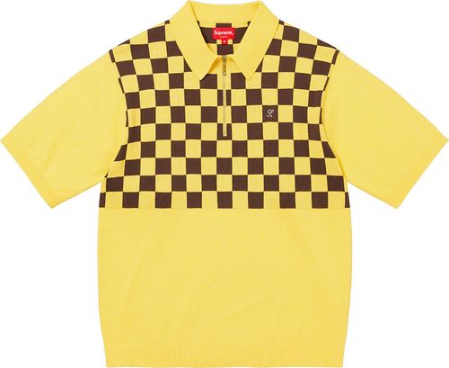 Supreme Checkerboard Zip Polo streetwear style fashion