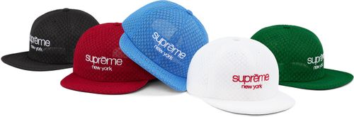 Supreme Classic Logo Air Mesh 6 panel streetwear